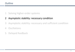 Higher-order linear dynamical systems | PDF
