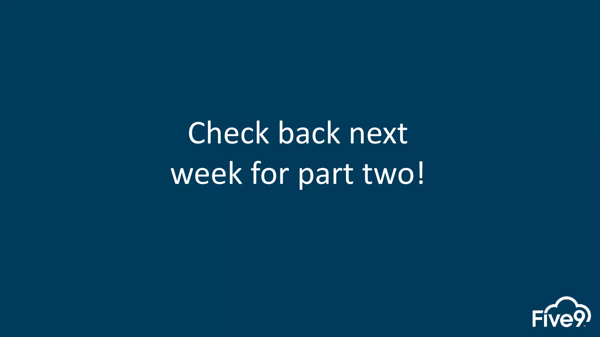 Check back next
week for part four!
 