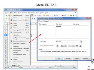 Menu EDITAR

51

 