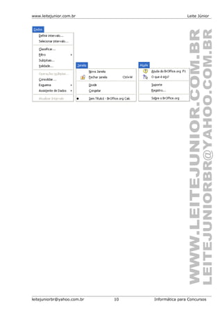 www.leitejunior.com.br Leite Júnior
leitejuniorbr@yahoo.com.br 10 Informática para Concursos
 