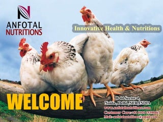 Broiler growth promoter
WELCOME
 