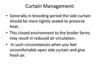 Broiler management | PPTX