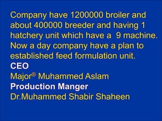 Broiler production full presentation