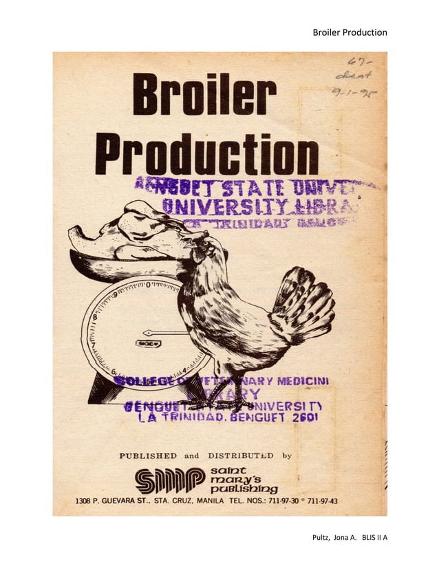 Broiler production pdf