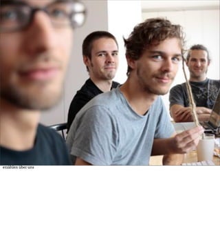 erzählen über uns
 