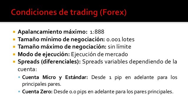 Apalancamiento maximo forex