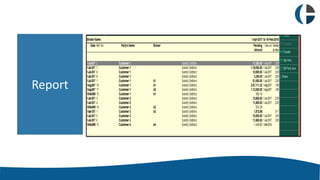 10CBD IT Solutions Pvt. Ltd www.getmyerp.com
Report
 