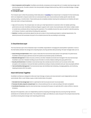 Snowflake Architecture Explained – Layers, Components & Benefits ...