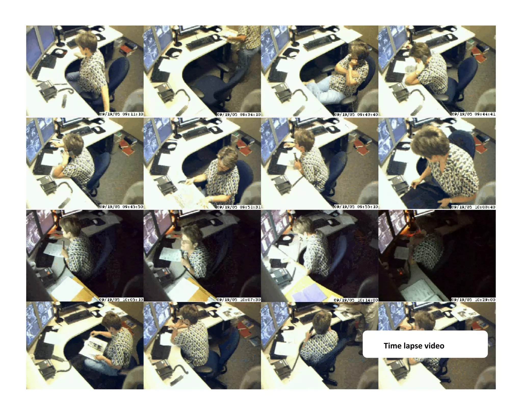 Time lapse video 
 