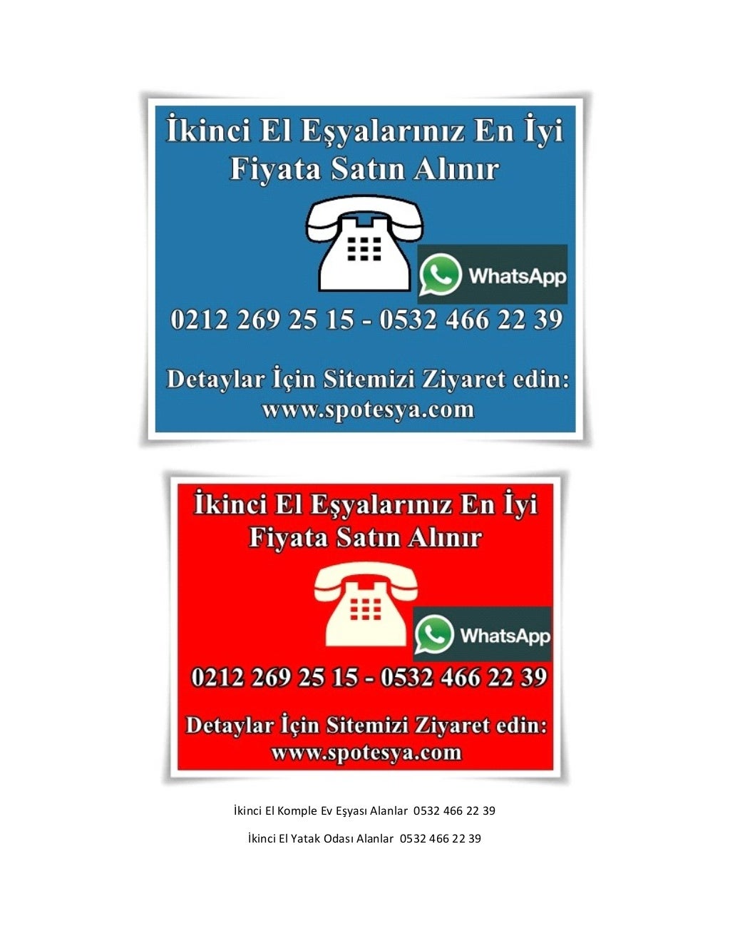 İkinci El Komple Ev Eşyası Alanlar 0532 466 22 39