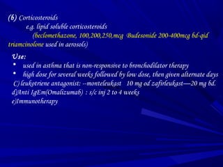 Bronchial asthama and pregnancys | PPT