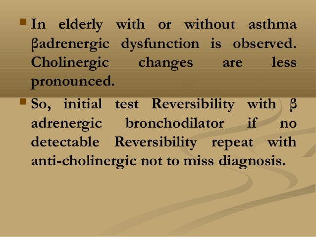 Diagnosis and management of asthma in older adults | PPT