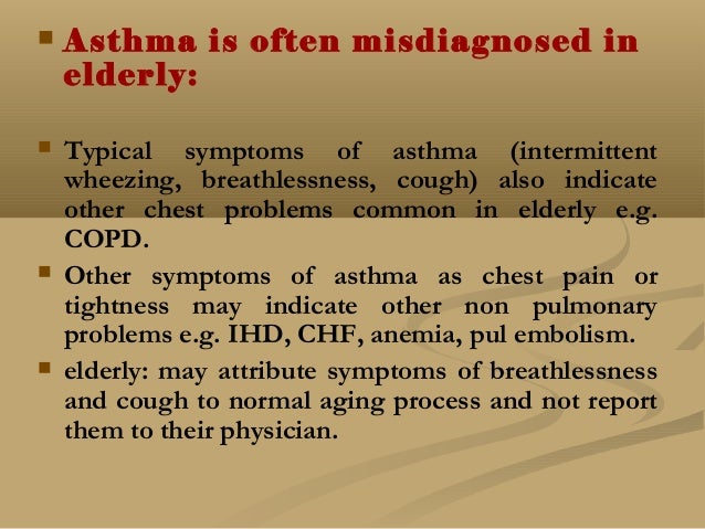 Diagnosis and management of asthma in older adults | PPT
