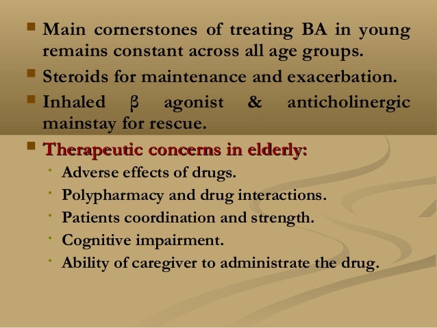 Diagnosis and management of asthma in older adults | PPT