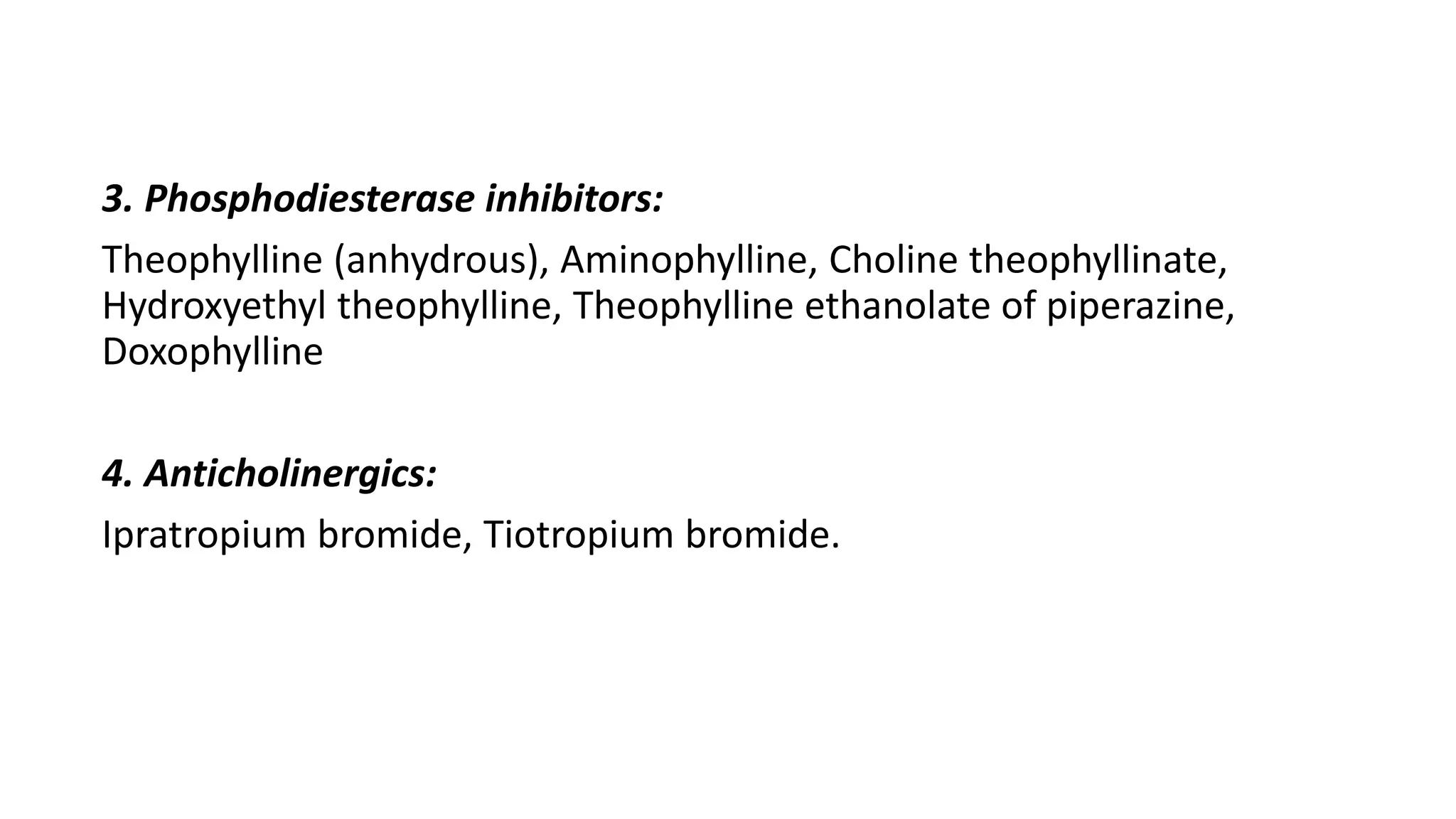 Bronchial asthma pathophysiology & classification of drugs | PPT