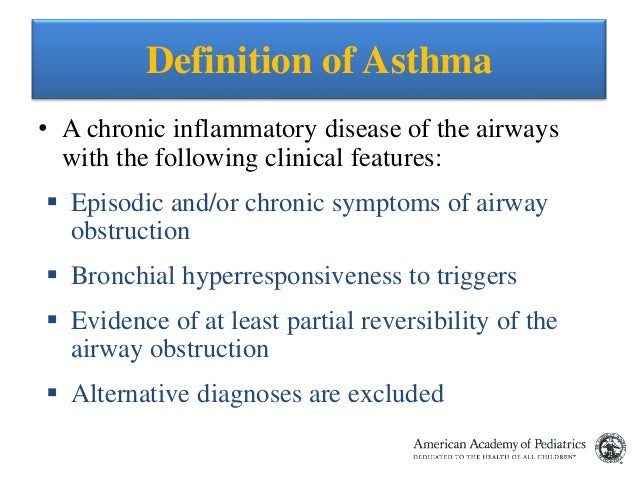 age features of bronchial asthma in children dissertation