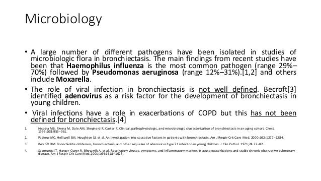 Bronchiectasis