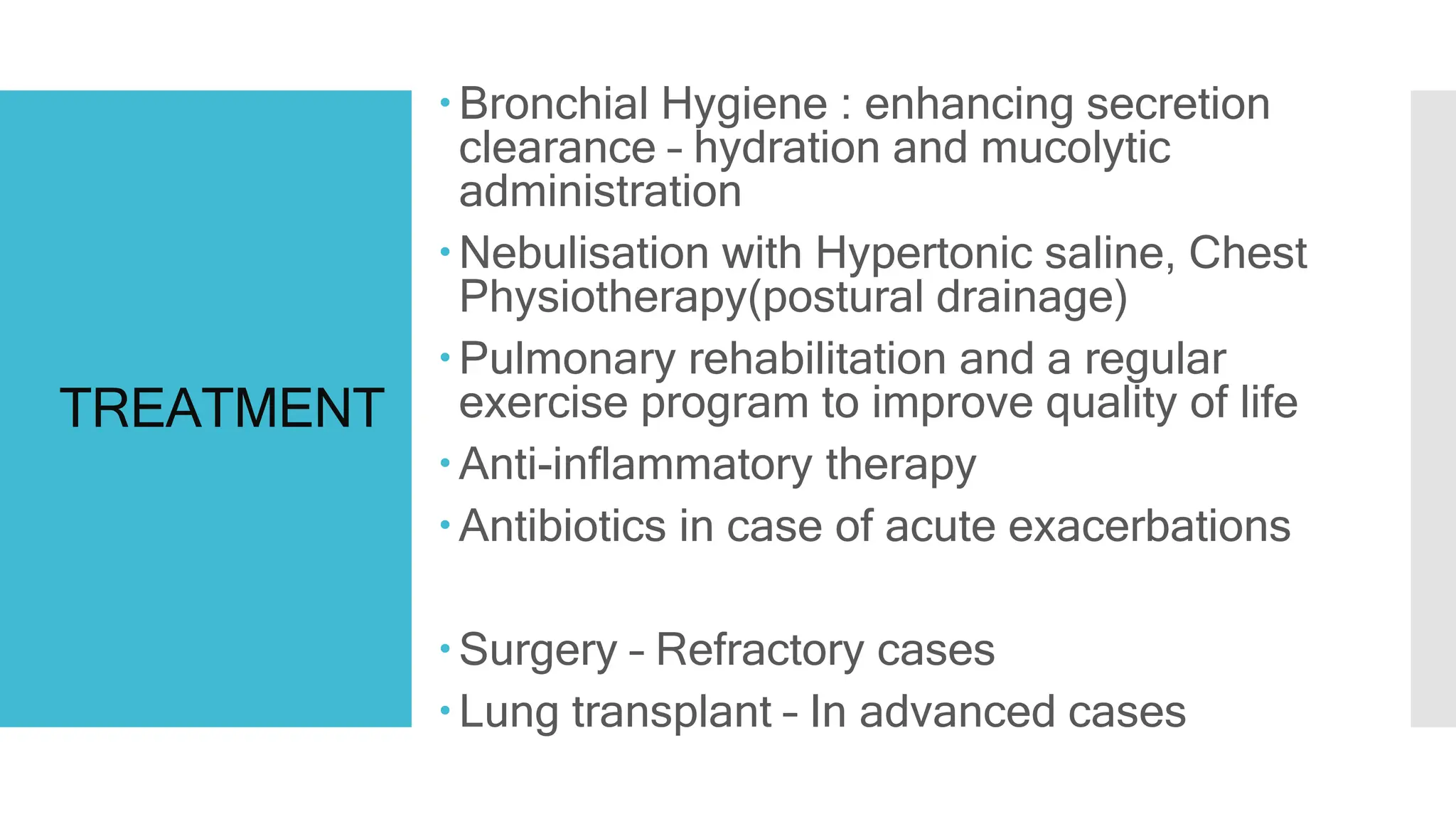 Bronchiectasis.pptx