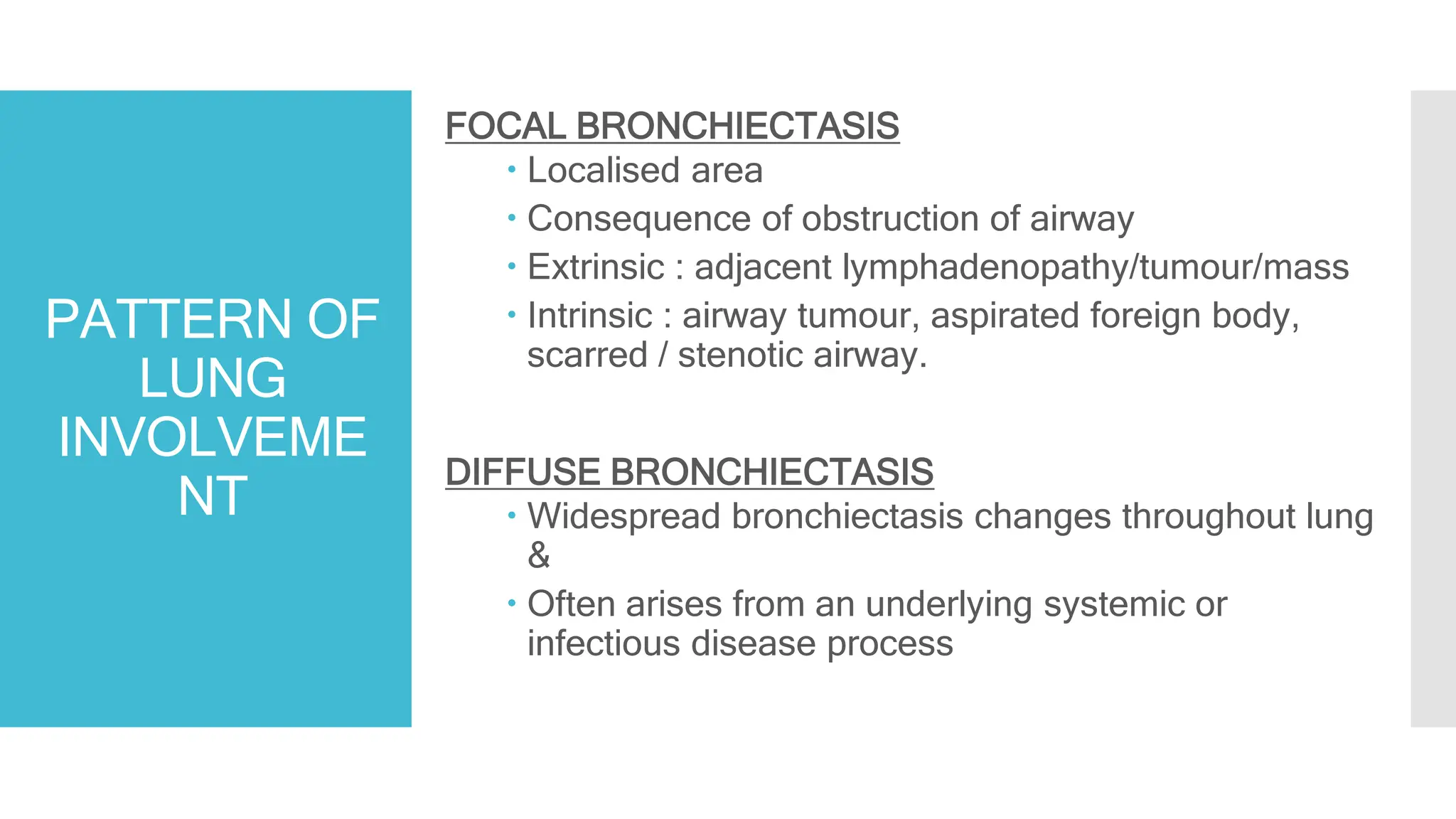 Bronchiectasis.pptx