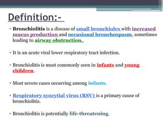 bronchiolitis-power point presentation by | PPTX