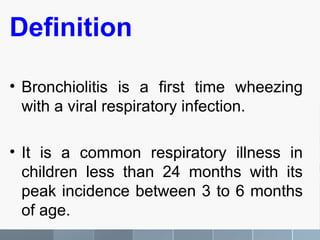 Bronchiolitis by Ng | PPT