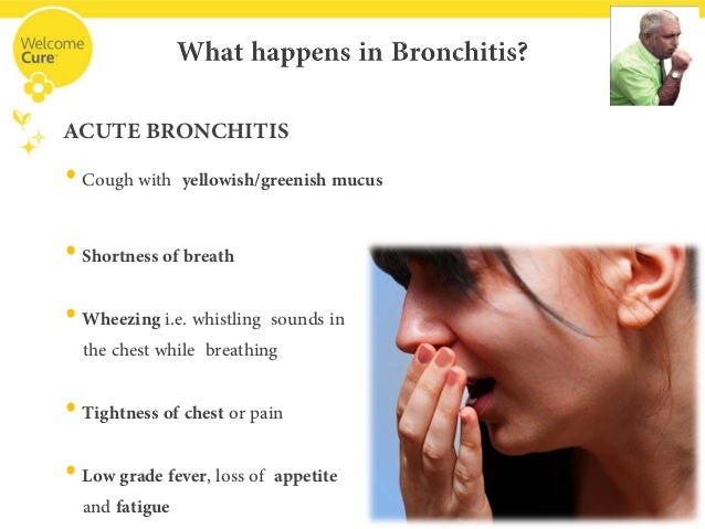 Treatment for bronchitis in adults