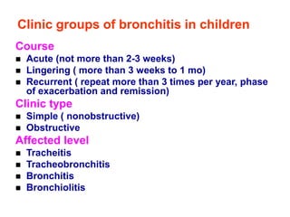 Bronchitis | PPT