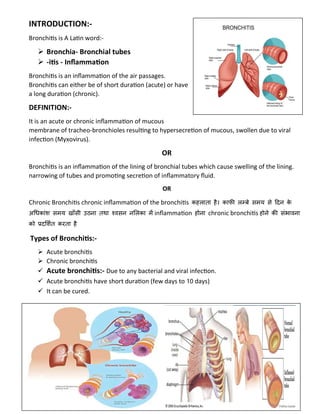 BRONCHITIS BRONCHITIS in medical surgical nursing in medical surgical ...