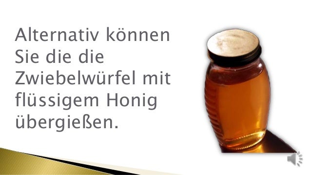 BronchitisHausmittel Zwiebelsaft