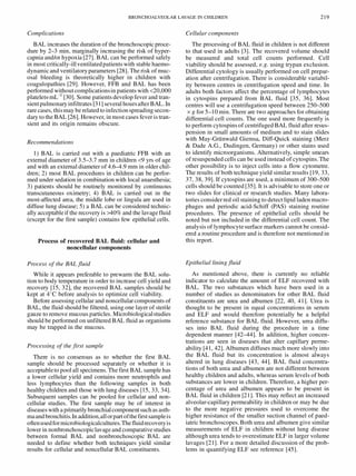 Bal Sampling Bronchoalveolar lavage in children 2000 | PDF
