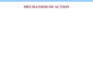 MECHANISM OF ACTION
 
