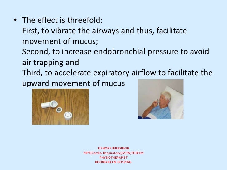 flutter valve for bronchiectasis