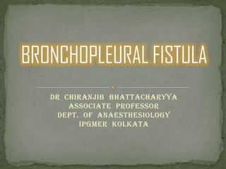 Dr Chiranjib Bhattacharyya
Associate Professor
Dept. Of Anaesthesiology
IPGMER KOLKATA

 