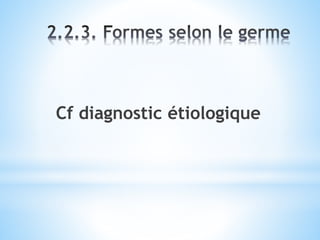 Cf diagnostic étiologique
 