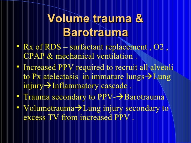 pulmonary barotrauma treatment pulmonary barotrauma treatment
