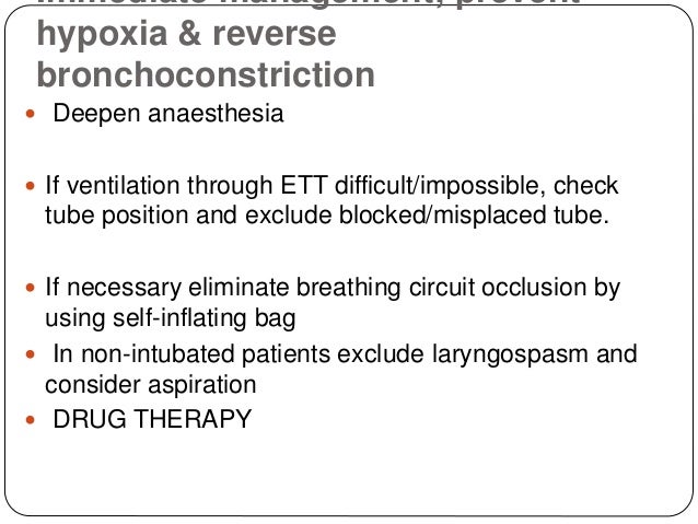 Difference between laryngospasm and bronchospasm