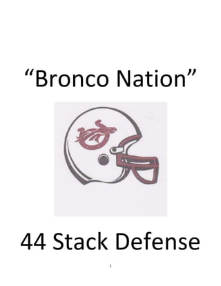 “Bronco Nation”

44 Stack Defense
1

 