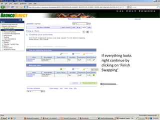 If everything looks right continue by clicking on ‘Finish Swapping’ 