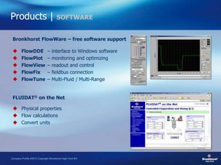 Flowware Bronkhorst profile bht 2015 | PPTX