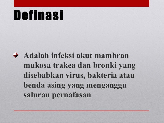 Bronkitis & Bronkiektasis