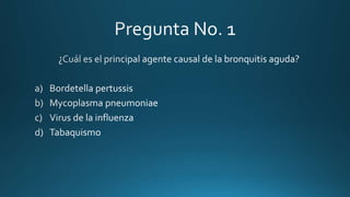 Bronquitis aguda