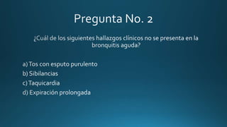 Bronquitis aguda