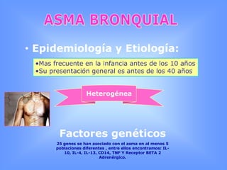 Funcionalismo pulmonar.