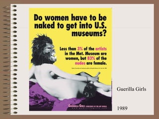 Guerilla Girls 1989 