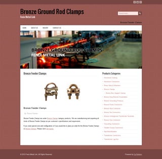 Bronze feeder clamps