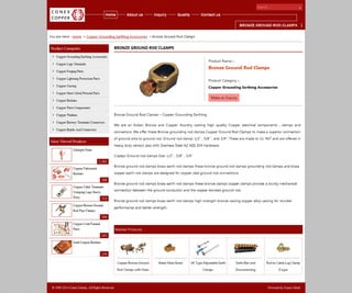 Bronze ground rod clamps
