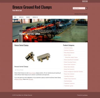 Bronze swivel clamps