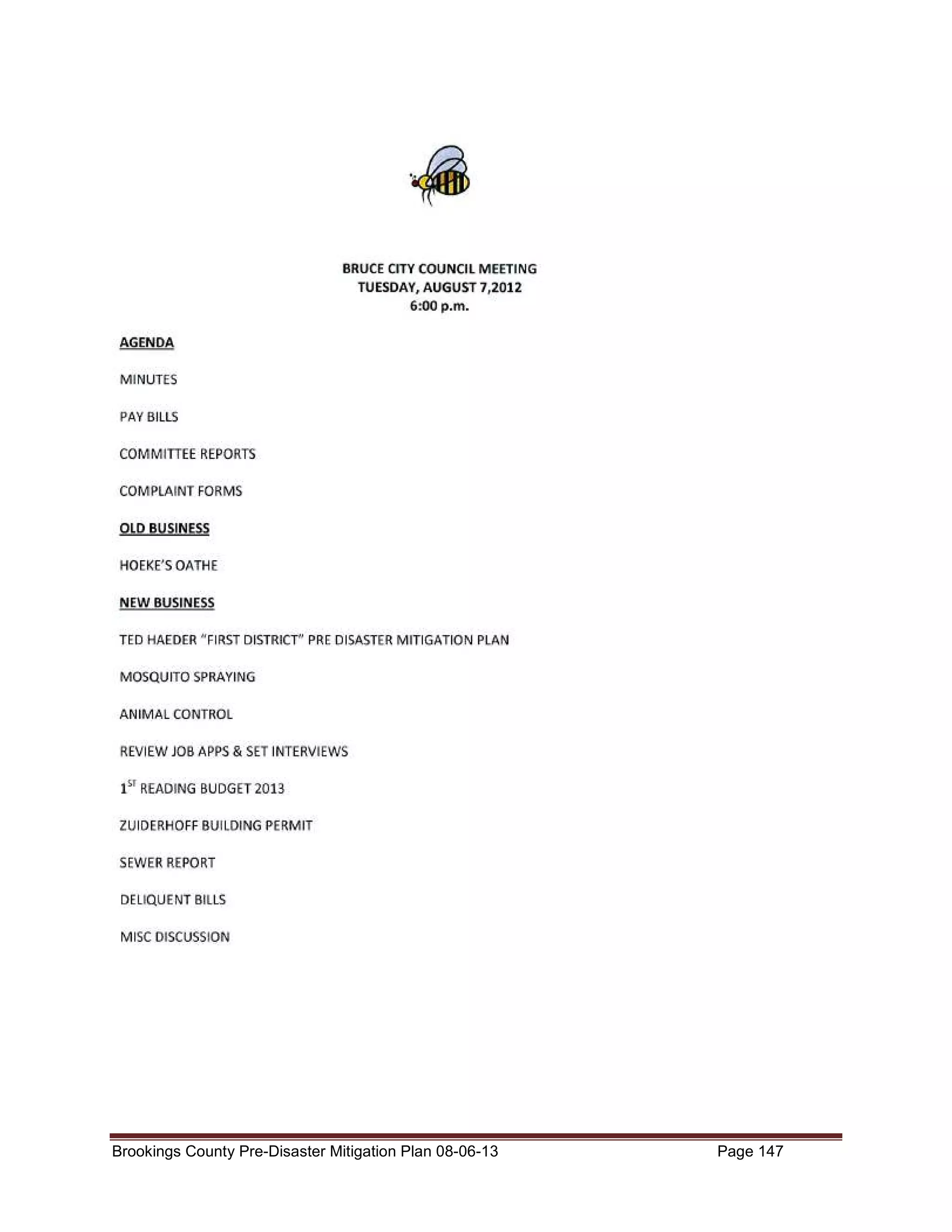 Brookings County Pre-Disaster Mitigation Plan 08-06-13

Page 147

 