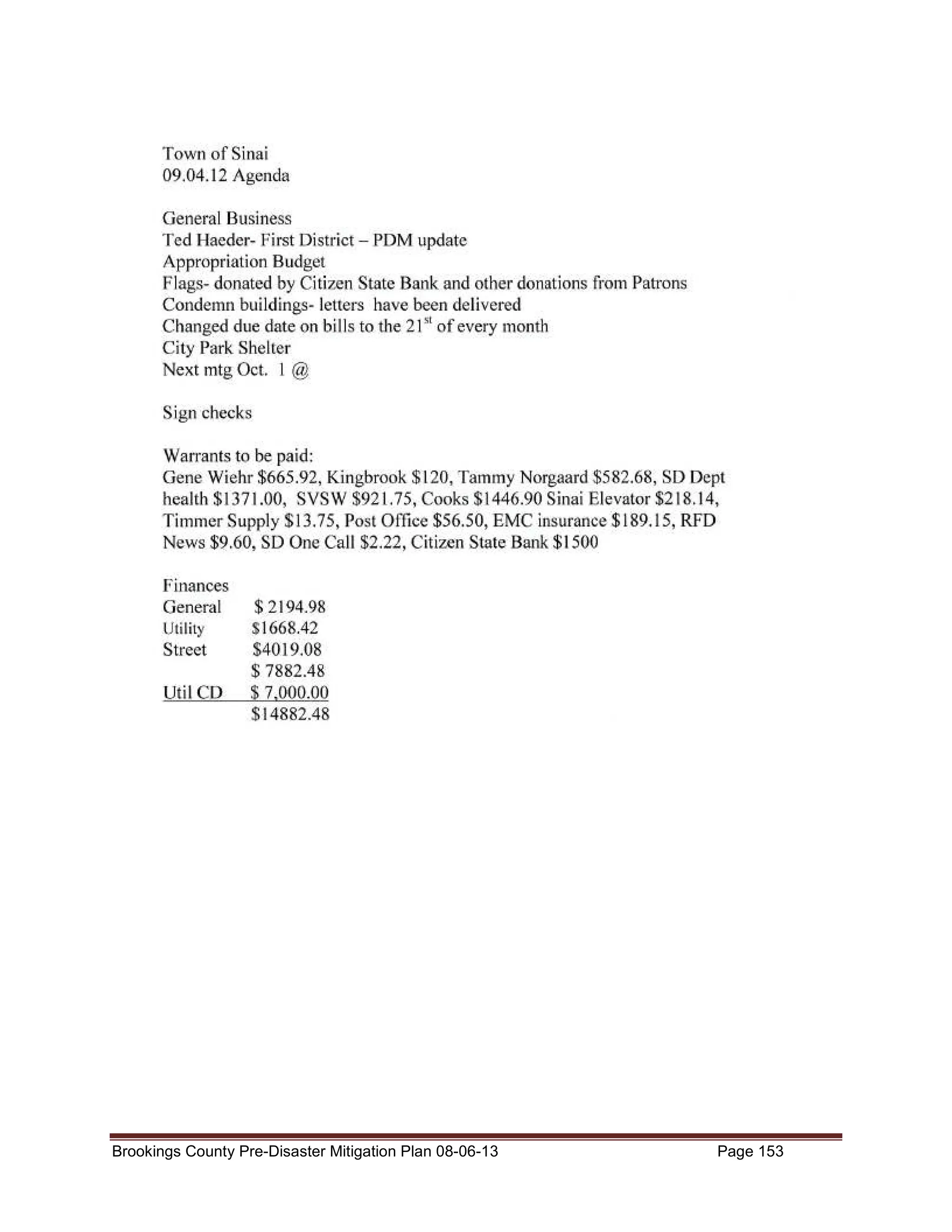 Brookings County Pre-Disaster Mitigation Plan 08-06-13

Page 153

 