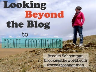 Looking Beyond The Blog to Create Opportunities - TBU Rotterdam